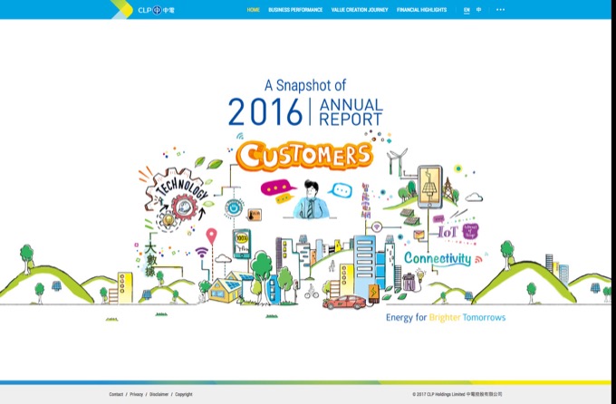A Snapshot of CLP 2016 Annual Report by CLP Holdings Limited