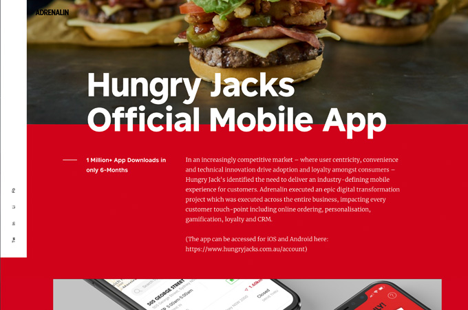 Hungry Jacks Official App by Adrenalin
