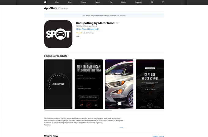 Car Spotting by MotorTrend by Code and Theory