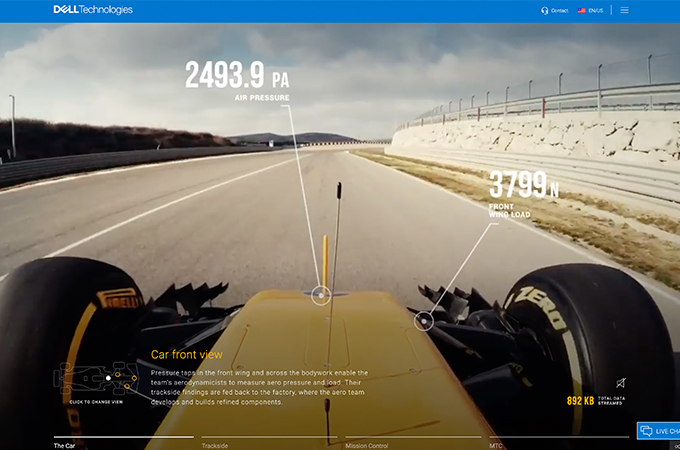 Dell Technologies x McLaren: Driven by Data by Rebellion Design Co.