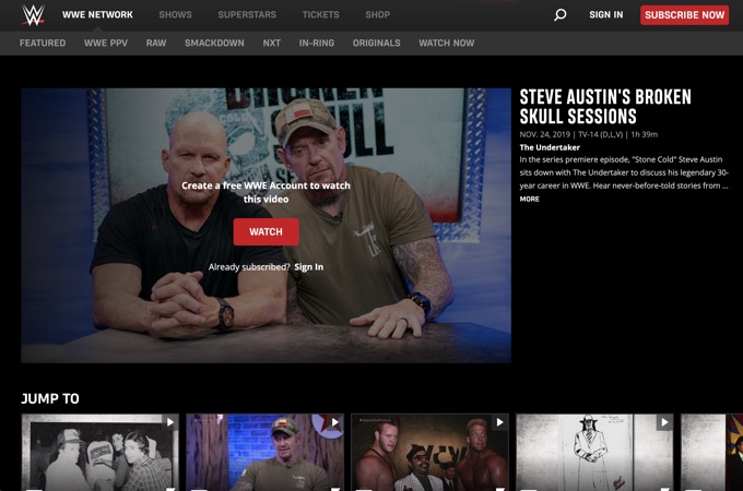 Stone Cold Steve Austin’s Broken Skull Sessions: The Undertaker (WWE Network) by WWE