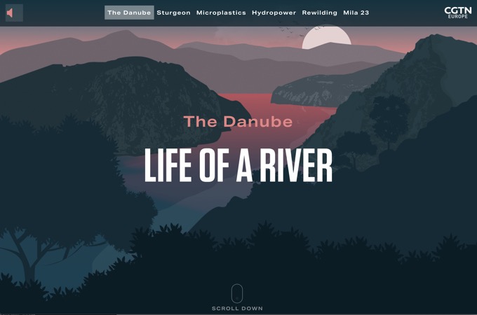 Danube: Life of a River Website by Brand42