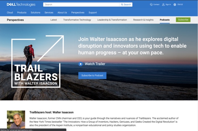Trailblazers with Walter Isaacson by Dell Technologies