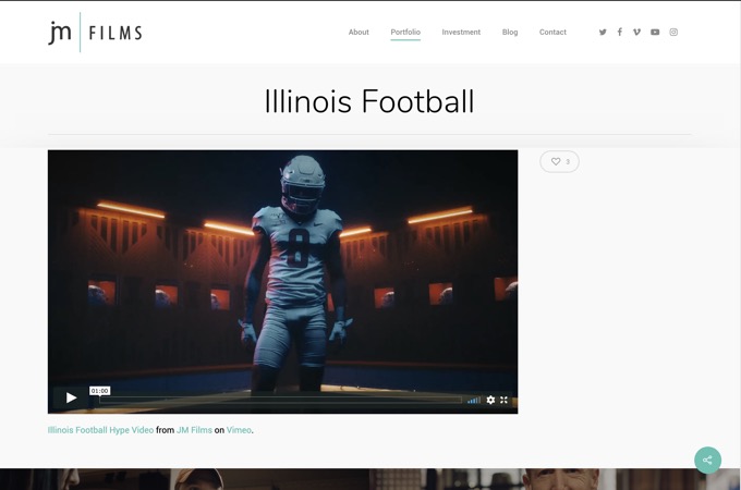 Illinois Football Hype Video by JM Films