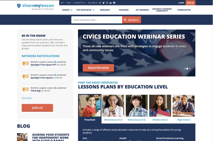 AFT's Share My Lesson by American Federation of Teachers