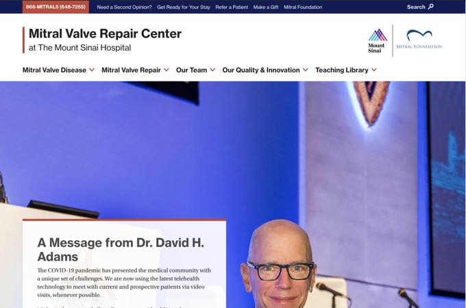 Mitral Valve Repair Center at Mount Sinai Health System by Mount Sinai Health System
