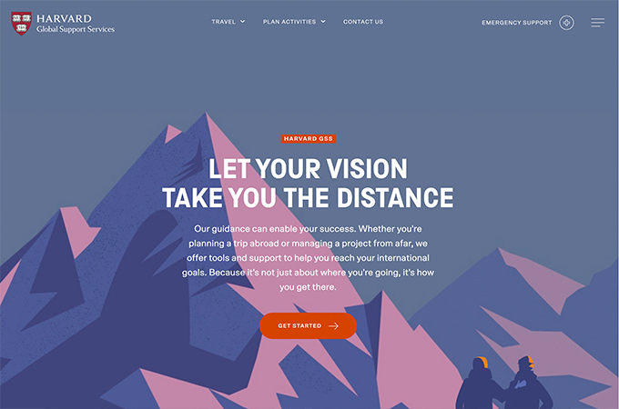 Digital Experience for Harvard Global Support Services by Third and Grove