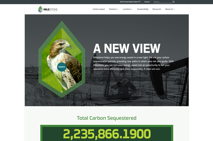Milestone Environmental Services Website Rebrand by BrandExtract