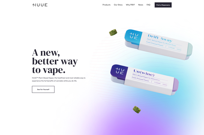 HUUE™ Delivers A Fresh, Full Spectrum Take On Cannabis by Digital Surgeons
