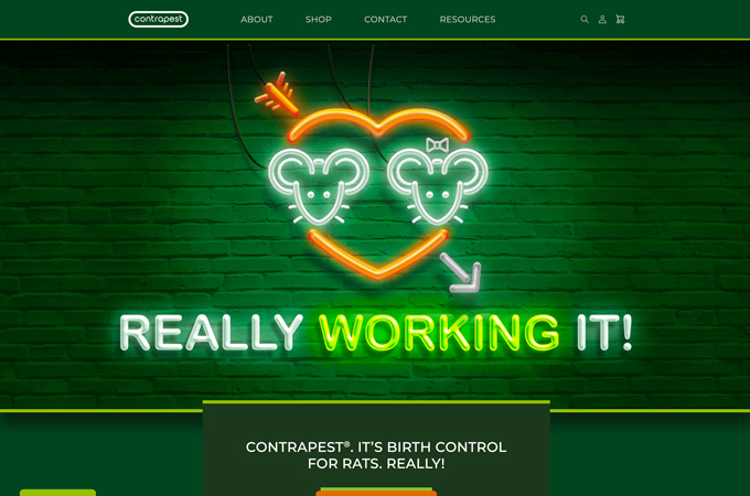 SenesTech ContraPest Website by SFC Group