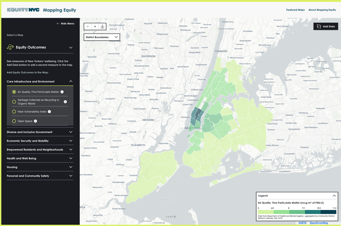 Mapping Equity NYC by Blenderbox