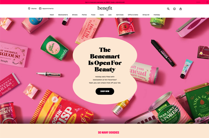 Benefit Cosmetics by Pattern