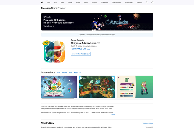 Crayola Adventures by Red Games Co.