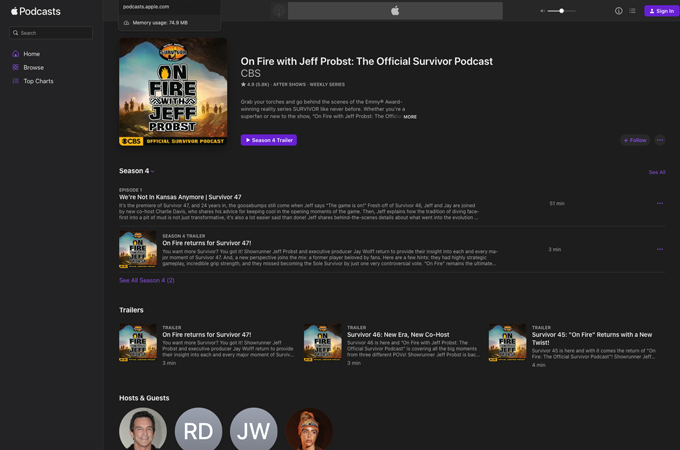 On Fire with Jeff Probst: The Official Survivor Podcast by Paramount