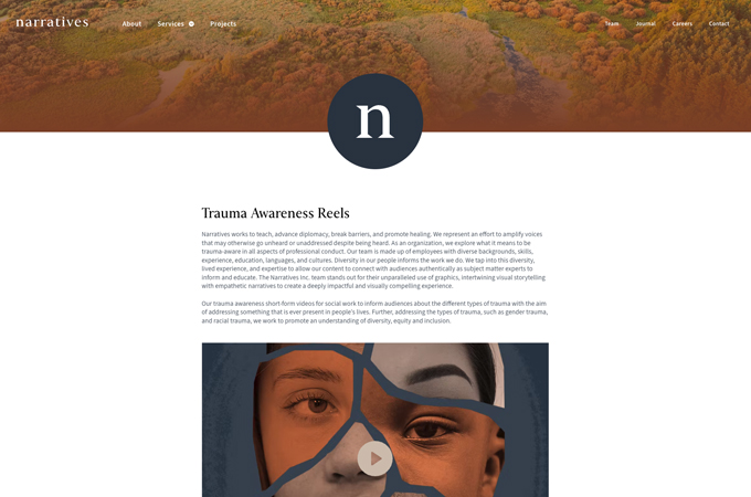 Trauma Awareness Reel Series by Narratives Inc.