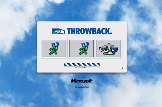 Seahawks Throwback by Seattle Seahawks