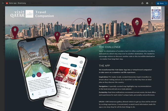Go-to travel app for Qatar visitors by Emakina