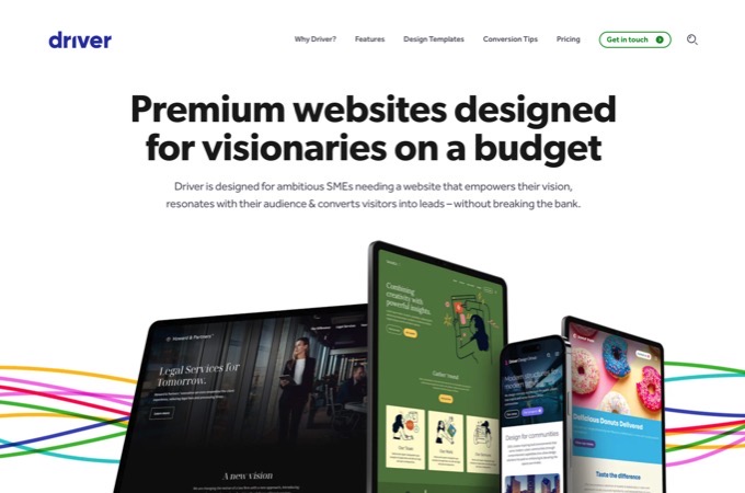 Driver website solution by Avenue