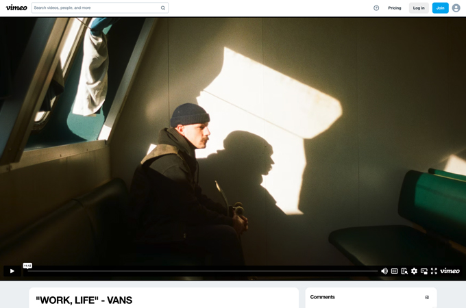 "Work, Life" by Harvest film company
