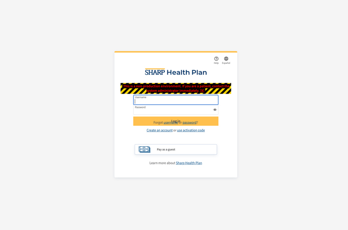 Sharp Health Plan Mobile App by Modea