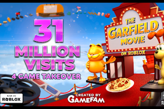 The Garfield Movie: A Purrfect Hit with Gen Z & A on Roblox by Gamefam