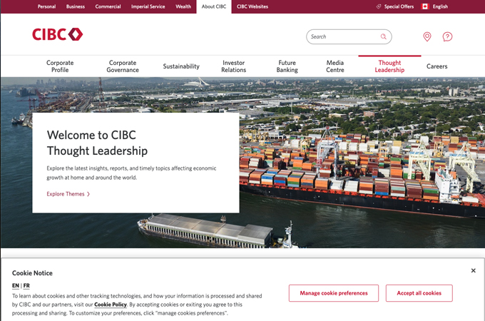 CIBC Thought Leadership by Dog and Pony Studios Inc.