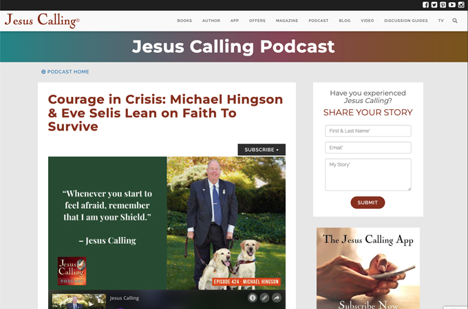 Courage in Crisis: Michael Hingson & Eve Selis Lean on Faith To Survive by Four Eyes Media