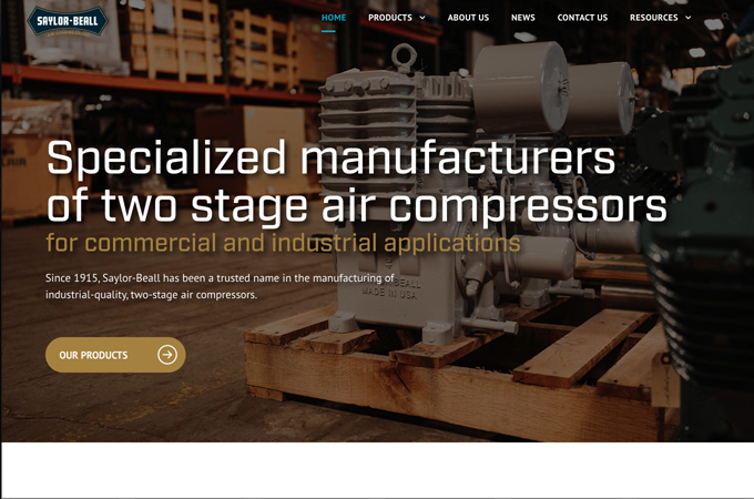 Saylor-Beall Website by Tandem Studios
