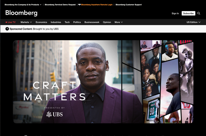 UBS - Craft Matters by UBS