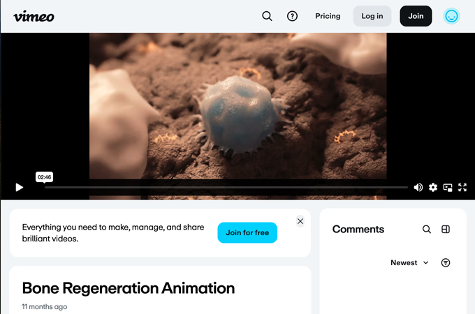 Bone Regeneration Animation by Random42 Scientific Communication