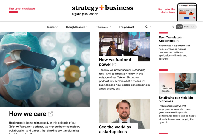 strategy+business by PwC's strategy+business
