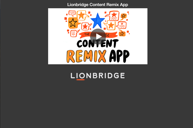 Lionbridge Content Remix App by Lionbridge