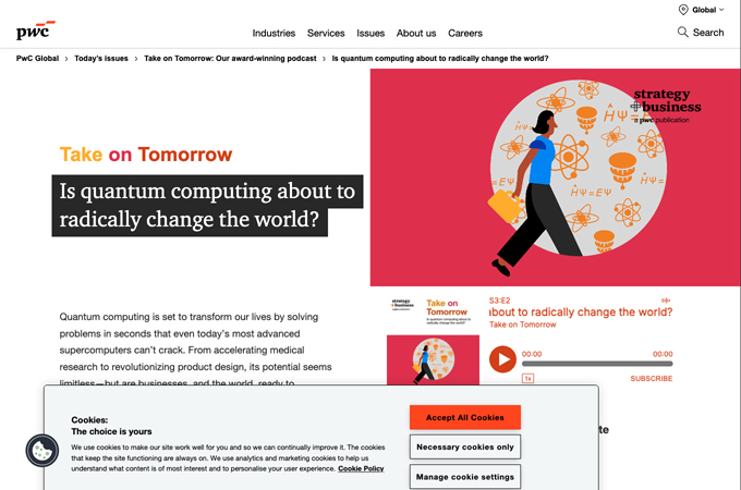 Is quantum computing about to radically change the world? by PwC's strategy+business