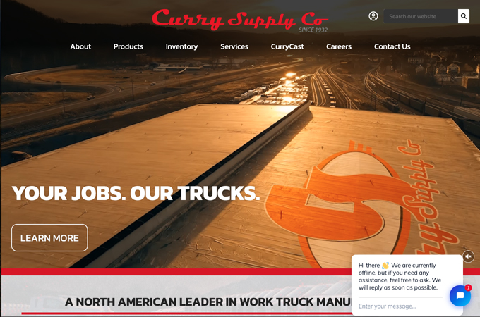 Curry Supply Company Website by MINC