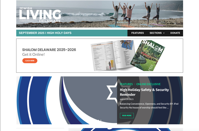 JewishLivingDelaware.org by Jewish Federation of DE