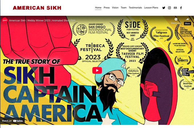 American Sikh by Sikhtoons