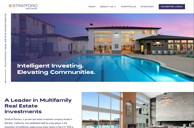 Stratford Partners Website by Catalyst