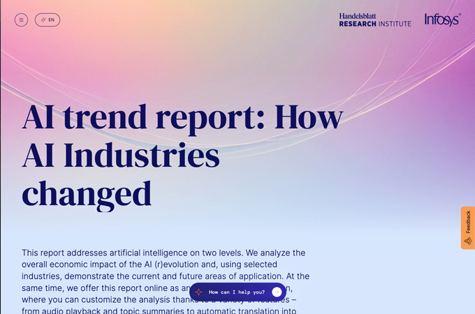Handelsblatt AI Trend Report by WongDoody