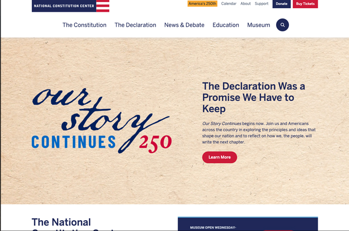 National Constitution Center by Interactive Strategies