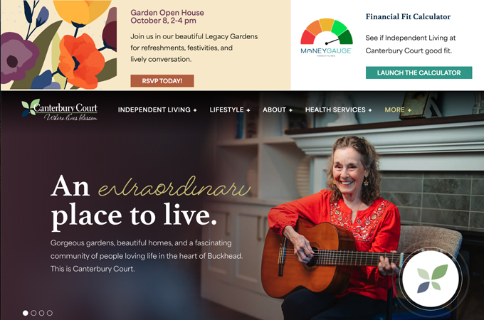 Canterbury Court Website by Anstey Hodge