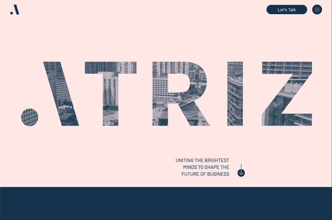Atriz Website by Might and Matter