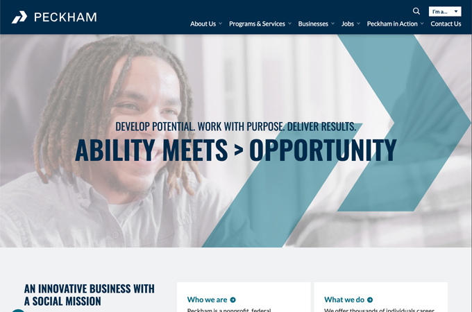 Peckham Website Design & Development by Blue Flame Thinking