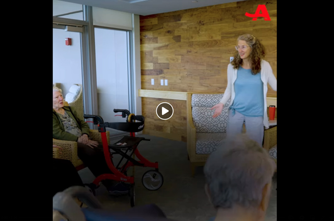 Woman Uses Improv to Bring Joy to People with Dementia by AARP