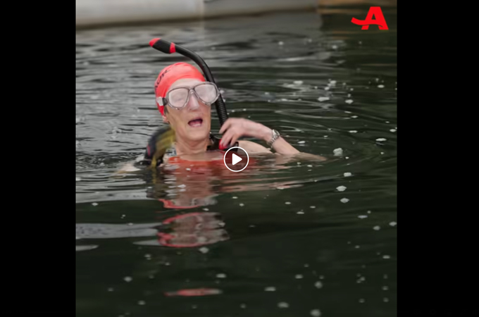 These Older Women Are Making a Splash Diving for Trash by AARP
