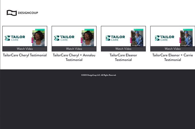 TailorCare Patient Testimonials by Designcoup, LLC