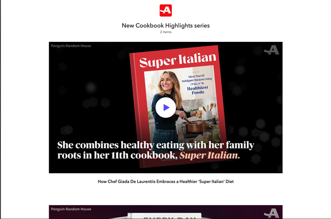 New Cookbook Highlights Series by AARP