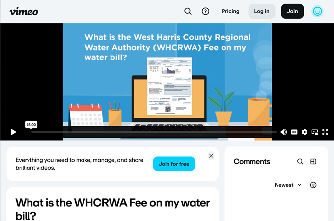 What is the WHCRWA Fee on my water bill? by THE TEXAS NETWORK