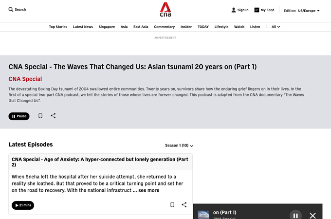 Asian Tsunami Anniversary (Part 1 & Part 2) by MCN International Pte Ltd
