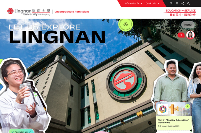 Lingnan University Undergraduate Admissions by theOrigo Ltd.