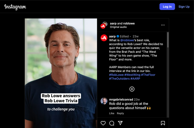 How Much Does Rob Lowe Know … About Rob Lowe? by AARP